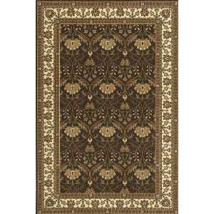 Momeni Persian Garden Cocoa Brown Leaves Traditional 8 x 10 Rug (PG 