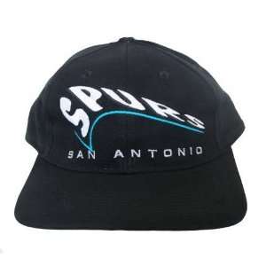  NBA San Antonio Spurs Snapback Adjustable Cap Hat   Black 