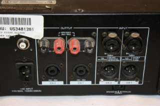 Samson S1500 2 Channel Power Amplifier  