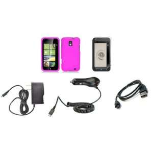 : Samsung Focus S (AT&T) Premium Combo Pack   Hot Pink Silicone Soft 