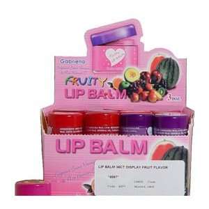  Lip Balm 36ct Display Fruit Flavor