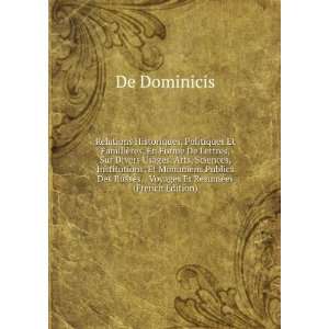  Russes, . Voyages Et ResumÃ©es (French Edition) De Dominicis Books