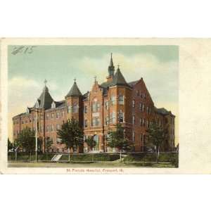  1900 Vintage Postcard   St. Francis Hospital   Freeport 