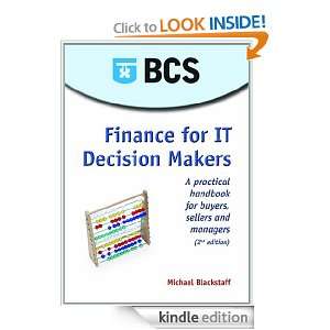  Finance for IT Decision Makers eBook Michael Blackstaff 