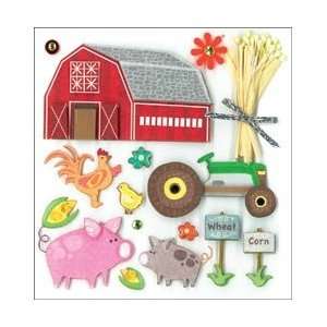  K&Company Dimensional Stickers Farm Life; 6 Items/Order 