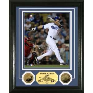   Angeles Dodgers Andre Ethier Gold Coin Photo Mint