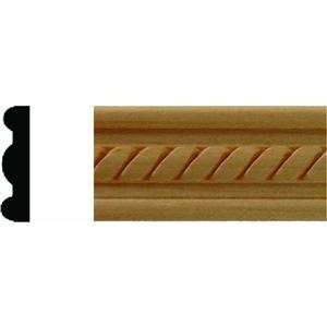  Decorative Detail Moulding, 1/4X1X8 ROPE STRIP MOLD