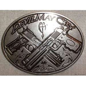  DEVIL MAY CRY Pewter Metal Licensed BELT BUCKLE 
