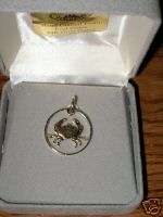 Crab pendant, from World Coins 24 kt. gold Plated  