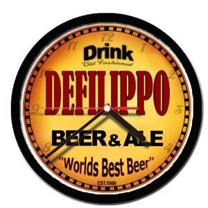  DEFILIPPO beer ale cerveza wall clock 