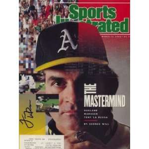  Tony LaRussa autographed Sports Illustrated Magazine 