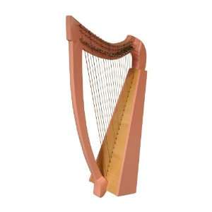 Heather Harp TM, 22 Strings, Pink, Blem: Musical 