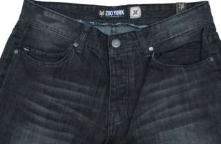 New Zoo York Mens Denim Jeans Sz 31 Relaxed Fit Black  
