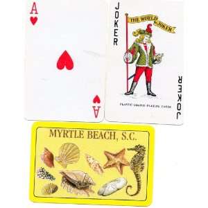   Covered Playing Cards MYRTLE BEACH, S.C. (SHELLS) 