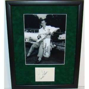  NEW Arnold Palmer SIGNED Framed Display GOLF JSA: Sports 