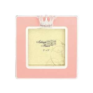  Ashleigh Manor 3 by 3 Inch Baby Crown Frame, Pink: Home 