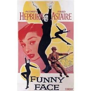 Funny Face Vintage Audrey Hepburn Fred Astaire Movie Poster  