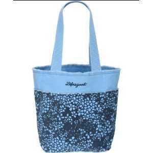    Life Is Good Blue Floral Tote Bag Blue Jeans: Sports & Outdoors