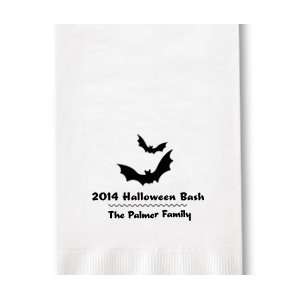  Personalized Stationery   Bats Foil Stamped Guest Towels 
