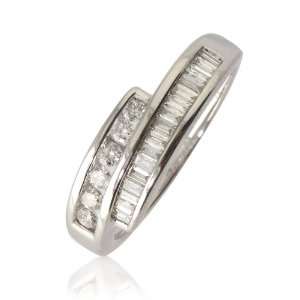 55cttw Natural White Baguette and Round Shape Diamond (VS Clarity FG 