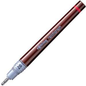  Rotring Rapidograph Pen   2.0 mm   Black Ink Office 