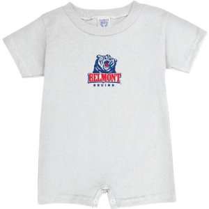  Belmont Bruins White Logo Baby Romper