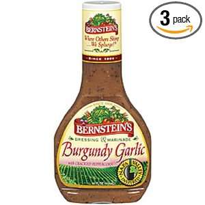 Bernsteins Napa Valley Inspired Burgundy Garlic Dressing, 14 Ounce 