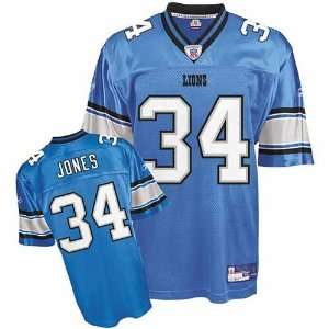 Kevin Jones #34 Detroit Lions Youth NFL Replica Player Jersey (Powder 