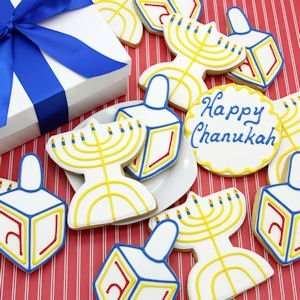  Chanukah Shortbread Cookie Box: Home & Kitchen