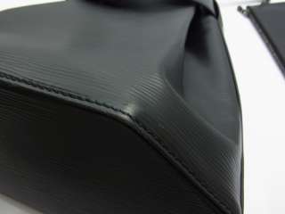 Louis Vuitton Authentic Epi Leather Sac Depaule Black Shoulder Tote 