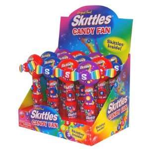Skittles Candy Fan 12 Count  Grocery & Gourmet Food