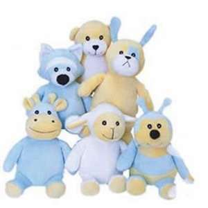    Top Quality Fluffles Baby Stuffed Dog Toys 6pc Asst: Pet Supplies