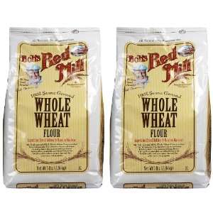Bobs Red Mill Whole Wheat Flour, 5 lbs Grocery & Gourmet Food