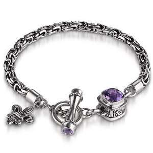   Bracelet with Amethyst   Rhapsody Collection   Sara Blaine Jewelry
