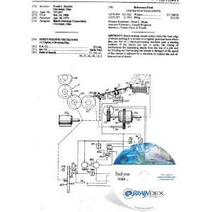  NEW Patent CD for SHEET FEEDING MECHANISM: Everything Else