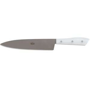  Compendio chef knife, Grey Blade, Ice Lucite handle 
