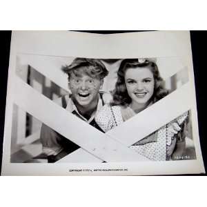  Mickey Rooney and Judy Garland Movie Still Photograph 