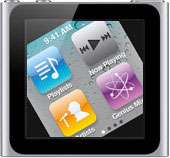 SILVER Apple iPod nano 6th Generation (16 GB) (Latest Model 