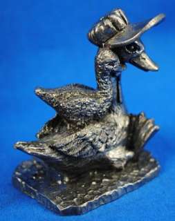 Vintage Pewter Mother Goose Ricker Figurine 1987 9139  