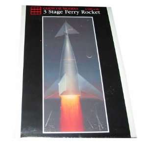  3 Stage Ferry Rocket Model Glencoe Toys & Games
