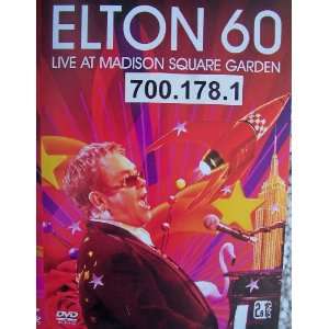 Elton John (2 in 1) Elton 60 Live at Madison Square Garden (2007 