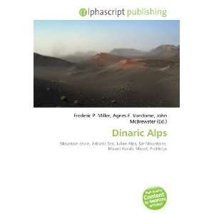 Dinaric Alps 9786132727732  Books