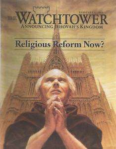 Watchtower Jehovah Witness Booklet Religious Reform Now  