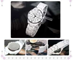 Ladies Luxury Charming Quartz Fashion Wrist Watch White  