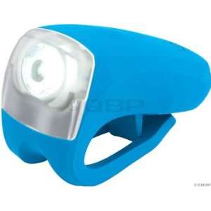  Knog Boomer 1 Watt White LED Headlight: Light Blue: Sports 