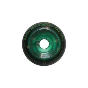 Spitfire Clearcut Black / Green Skateboard Wheels   53mm 
