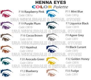 Henna Eyes PURPLE PLUM Color Eyebrow Eye Liner Pen  