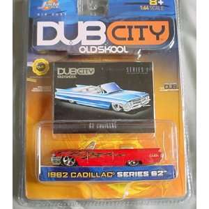    Dub City Old Skool 1962 Cadillac RED Series 1: Toys & Games