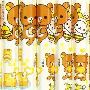  Rilakkuma bear honey bee pencil set 12pcs by San X Toys 