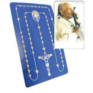  Rosary Card John Paul II 